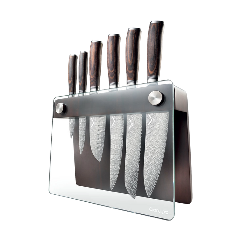 Bloc de couteaux 7 pièces Epicure LE CONNOISSEUR™ – Cuisine::pro®