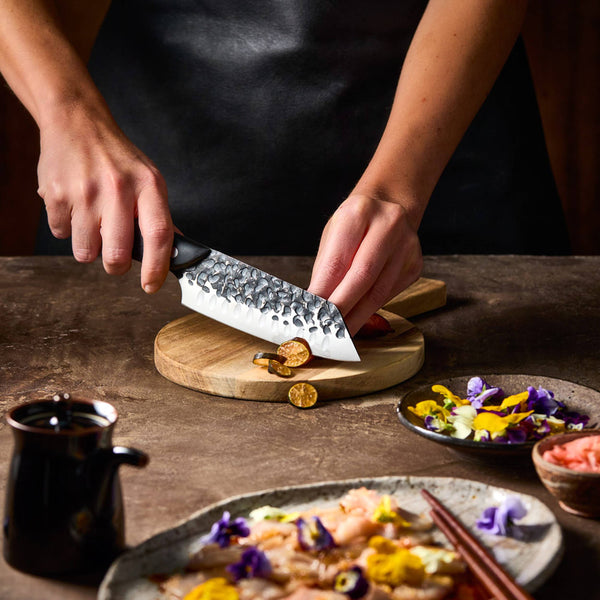Cuisine::pro® KUROI KIBA Santoku Knife 5.5