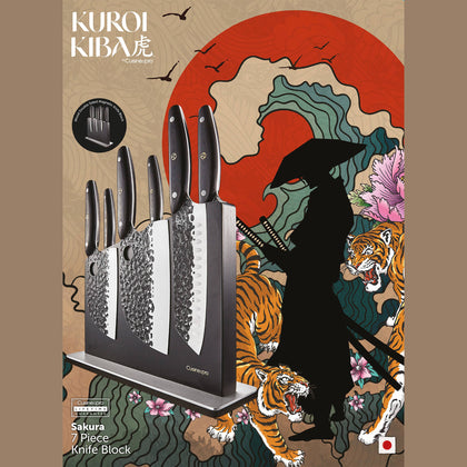 Cuisine::pro® KUROI KIBA™ 7-Piece Knife Block