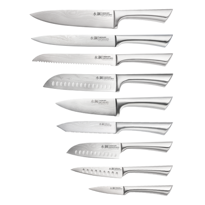 Bloc à couteaux Hiryu Damashiro® 10 pièces - Cuisine::pro®