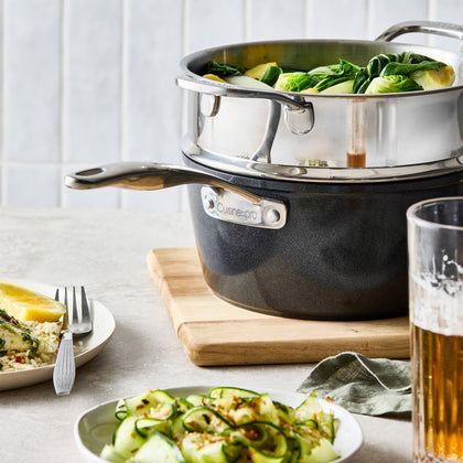 Cuisine::pro® GREEN STONE™ 2.4 Qt. Saucepan with lid