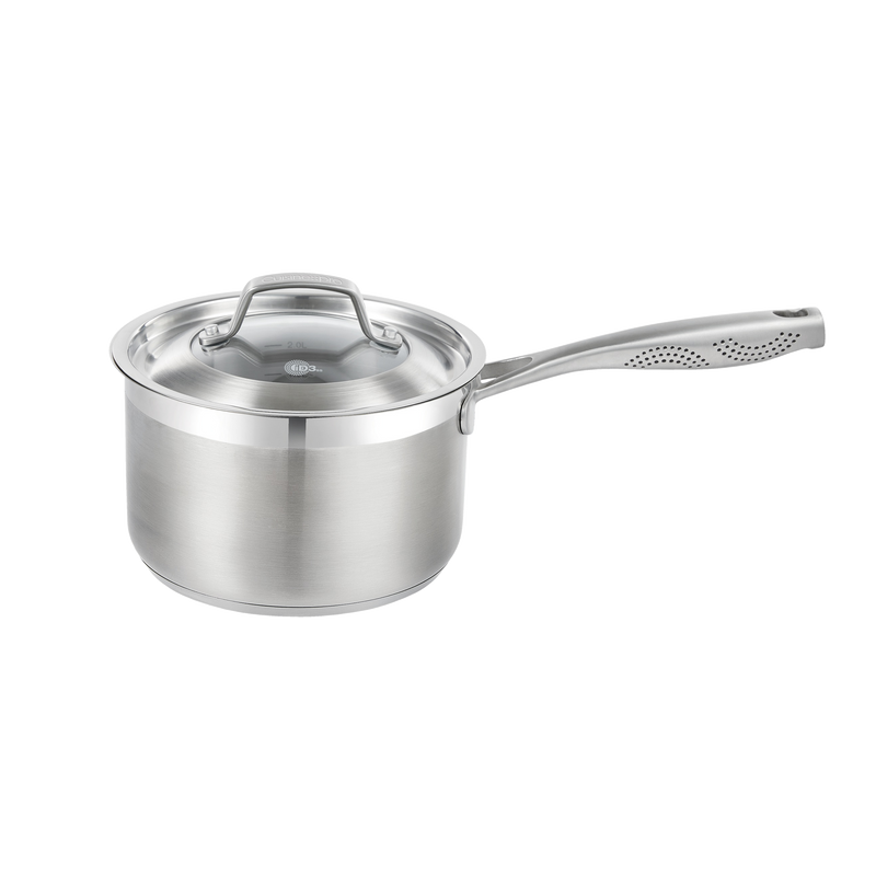 Casserole avec couvercle 2,5 L iD3® SS - Cuisine::pro®