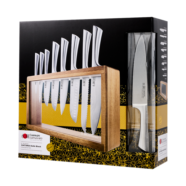 Cuisine::pro® Damashiro® Katana 9-Piece Knife Block