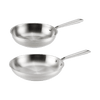 Cuisine::pro® Gourmet Stainless Steel Twin Frypan 8" & 10"