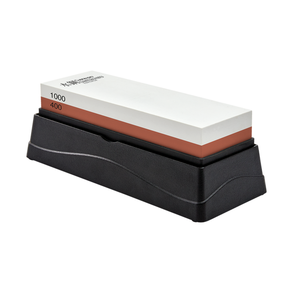 Cuisine::pro® Damashiro EMPEROR® Double-Sided Grit Whetstone Kit 400/1000