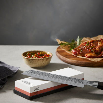Cuisine::pro® Damashiro EMPEROR® Double-Sided Grit Whetstone 600/2000
