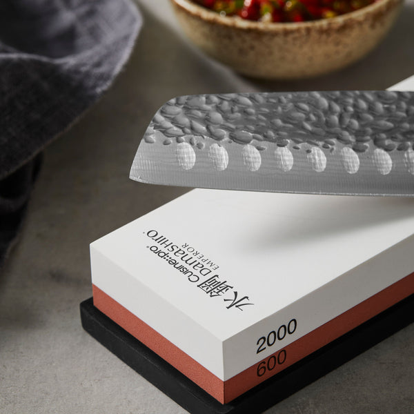 Cuisine::pro® Damashiro EMPEROR® Double-Sided Grit Whetstone 600/2000