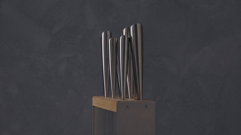 Bloc de couteaux 7 pièces Kinzoku Damashiro® - Cuisine::pro®